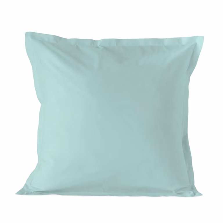 Funda de almohada Basic de algodón color verde An/An/Al: 80 x 80 x 80 cm