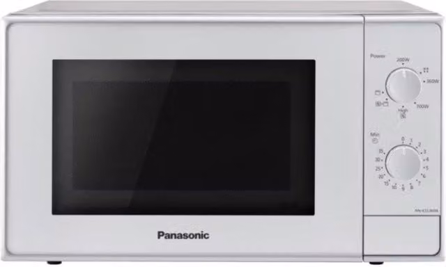 Microondas con grill Panasonic NN-K12 de encimera en color plata con 20 l y 800 w