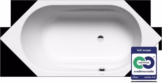 Bañera de encastre Kaldewei Vaio 6 blanca An/P/Al: 190 x 90 x 43 cm