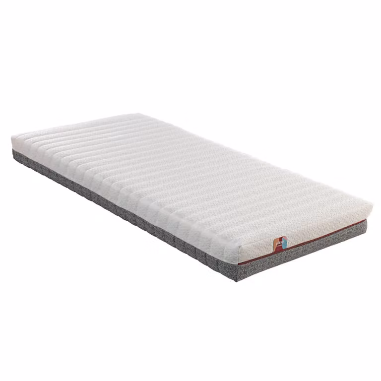 Colchón juvenil Pikolin Kids de espuma HR blanca con funda extraíble y diseño enrollado An/P/Al: 105 x 190 x 18 cm