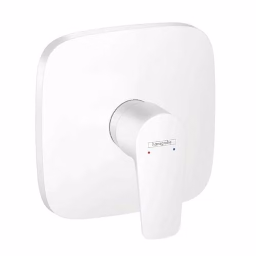 Grifo monomando para ducha empotrable Hansgrohe Talis E en blanco mate