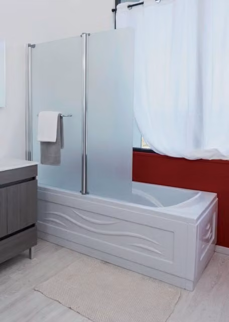 Bañera rectangular Ondee en color blanco fabricada en acrílico y ABS reforzado con superficie antideslizante An/P/Al: 170 x 75 x 62,5 cm