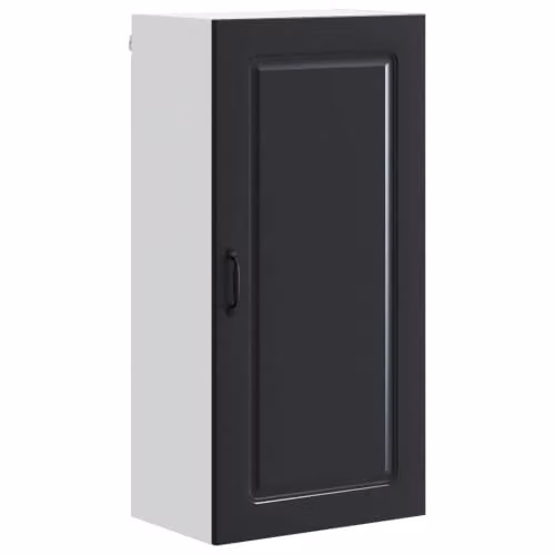 Armario de cocina Helloshop26 con diseño moderno en madera de MDF, An/P/Al: 50 x 31 x 100 cm, color negro y marrón