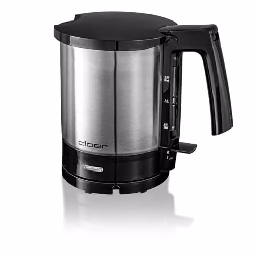 Hervidor de agua Cloer 4710 de 1,5 l en color negro con 2000 vatios y protección contra sobrecalentamiento