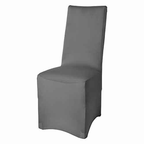 Funda elástica bi-elástica para sillas de comedor Beautissu, color gris antracita, con certificación Oeko-Tex