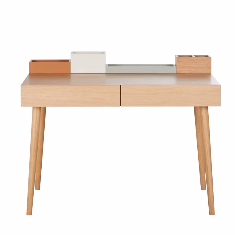 Escritorio infantil de madera de roble color marrón de Maisons du Monde
