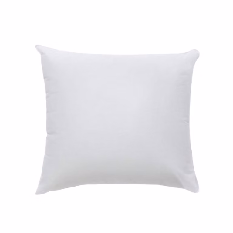 Relleno de cojín cuadrado de fibra hueca Textura Interiors color blanco, An/An/Al: 45 x 45 x 45 cm