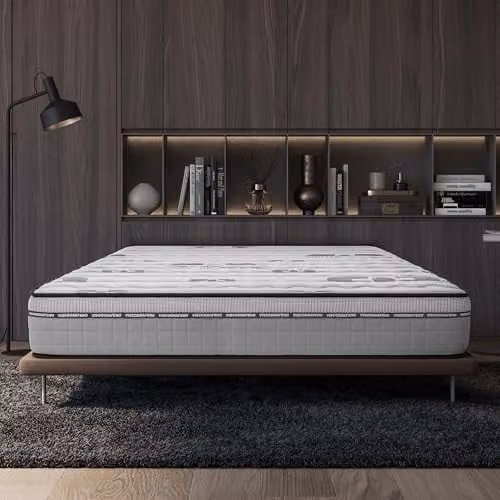 Colchón híbrido Naturalex Carbone Plus con espuma viscoelástica y regulación de temperatura, An/P/Al: 135 x 190 x 30 cm
