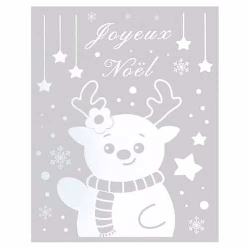 Decoración de Navidad Feeric lights & christmas Decovitre blanco Modelo a An/P/Al: 30 x 38 cm