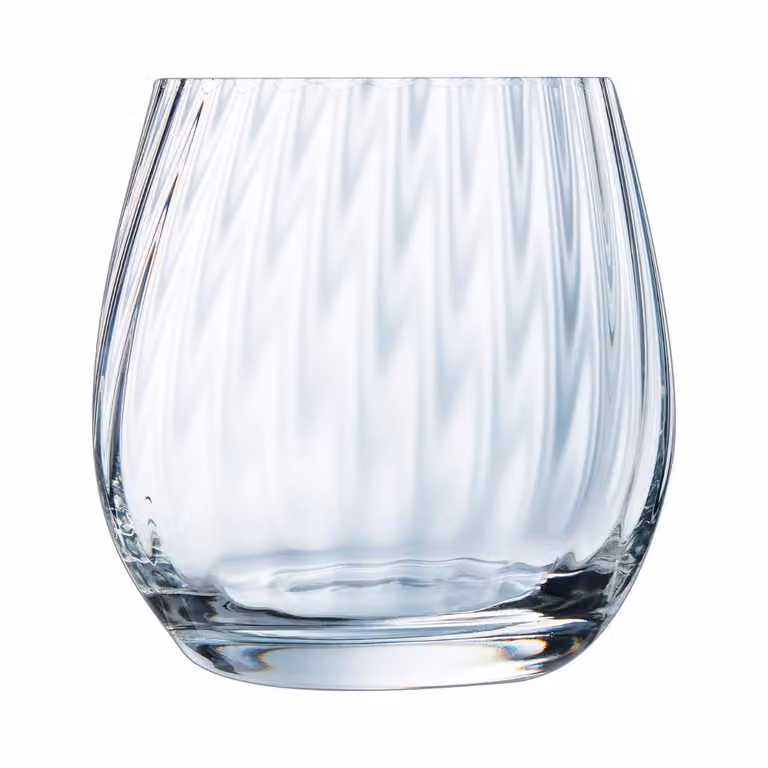 Juego de 6 vasos bajos Outline de Arcoroc en vidrio transparente de 32 cl