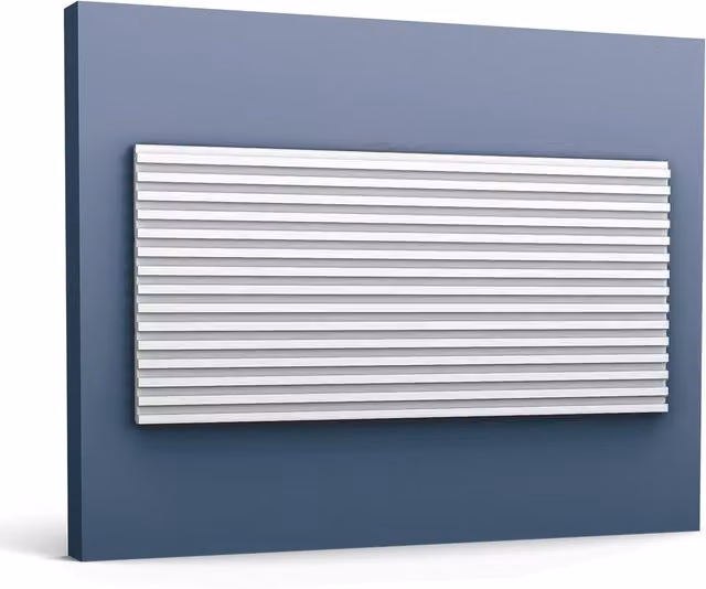 Panel de pared decorativo 3D Orac Decor WX205-2600 en color blanco de Duropolymer