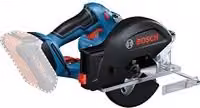 Sierra circular profesional Bosch GKM 18V-50 en azul y negro