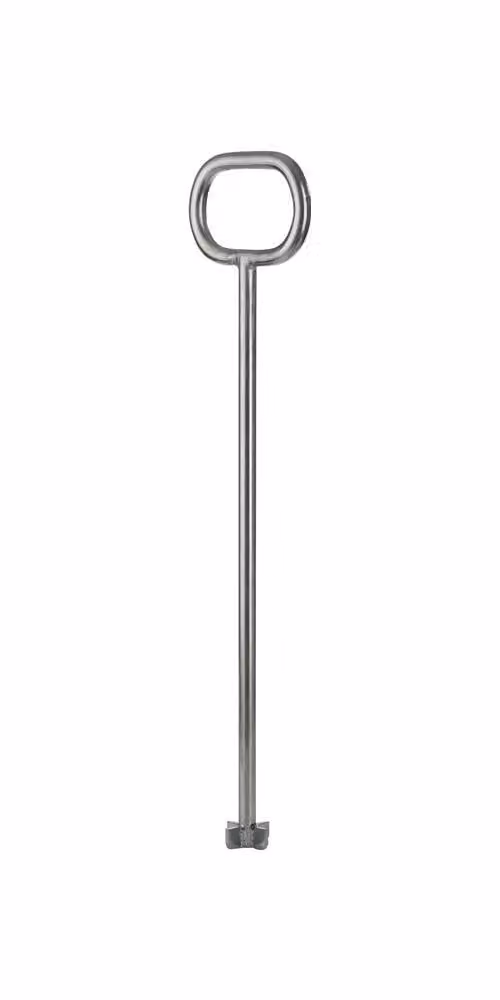 Elevador de tapa de alcantarilla Härke de acero inoxidable galvanizado color plata, longitud: 80 cm