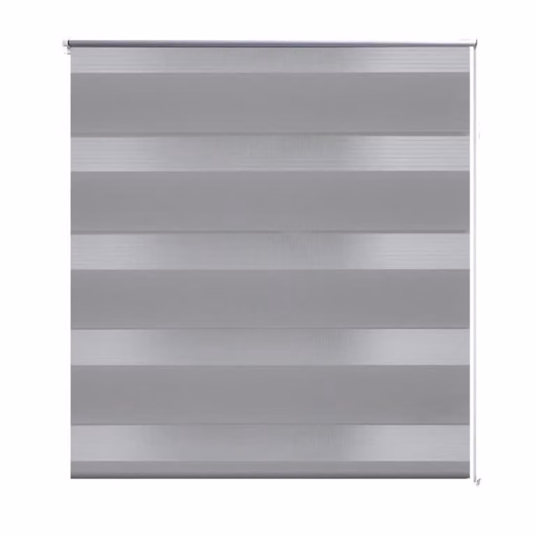 Estor Zebra Syfax de día y noche en color gris, An/P/Al: 60,9 x 120 x 56,7 cm