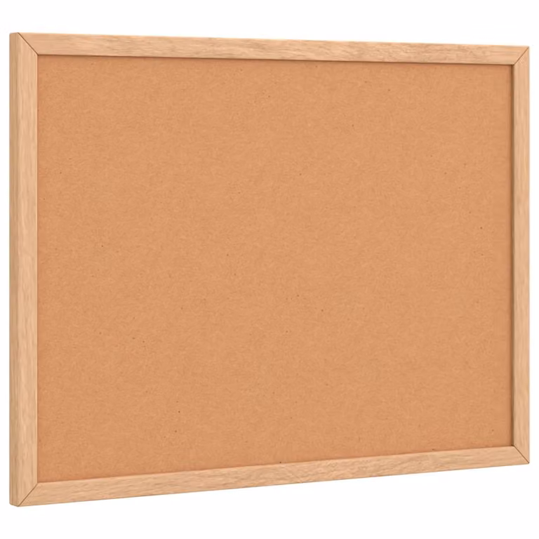 Tablero de corcho con marco de madera de pino macizo vidaXL color marrón An/P: 40 x 30 cm