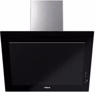 Campana extractora decorativa Teka DVT 68660 TBSBK en color negro con sistema de aspiración perimetral, 584 m³/h y eficiencia clase A+