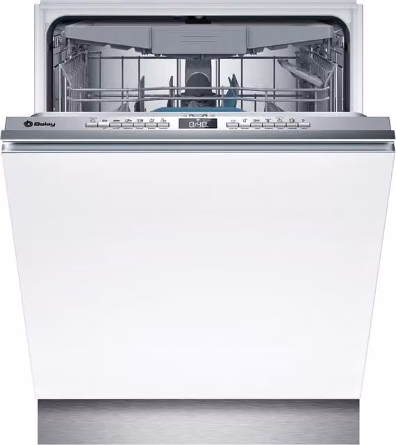 Lavavajillas integrable Balay 3VF6360SA de 14 servicios, color plata, con conexión AquaStop y control mediante App