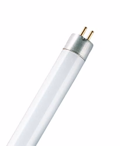Tubo fluorescente lineal Osram T5 de 8W con luz blanca fría de 4000K y 385lm