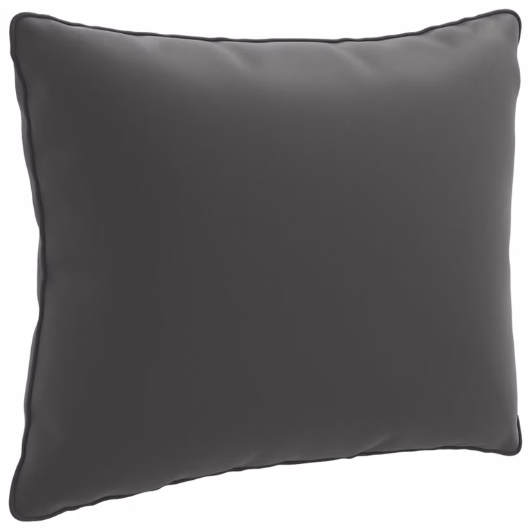 Cojín de respaldo PUTTEN de vidaXL en color gris antracita, 100% poliéster