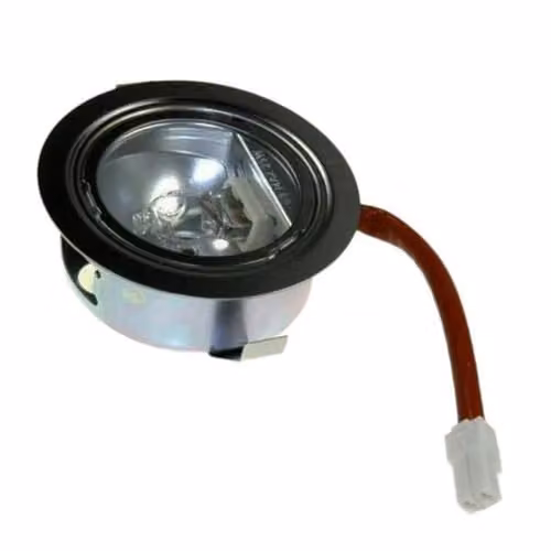Lámpara halógena completa Bosch para campana con reflector en color plata y metal