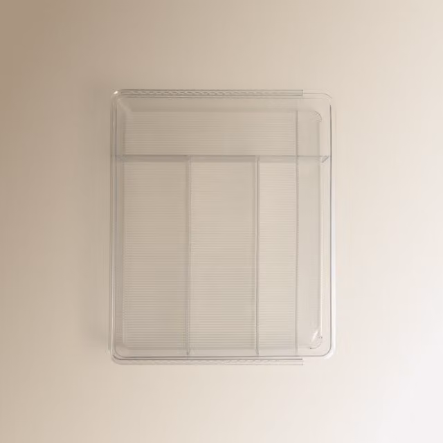 Cubertero extensible transparente de plástico El Corte Inglés