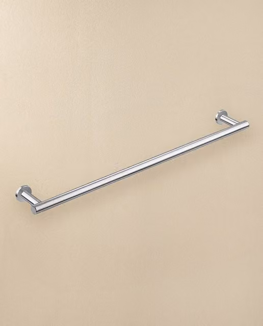 Toallero de barra Architect Cosmic en color plata de metal para montaje en pared