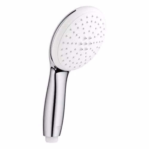 Ducha de mano Grohe Tempesta 110 redonda en cromo con 2 tipos de chorro y sistema antical