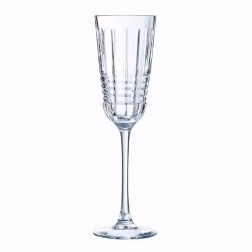 Juego de 4 copas de champán Cristal d'Arques Rendez-vous de cristal transparente de 17 cl