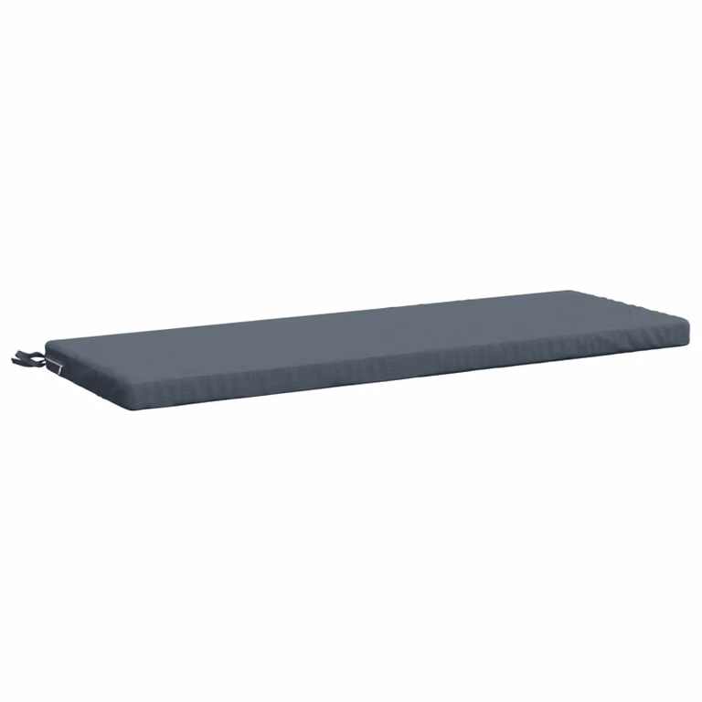 Cojín de banco vidaXL SOEST azul de poliéster con funda extraíble y resistencia UV, An/P/Al: 100 x 40 x 5 cm