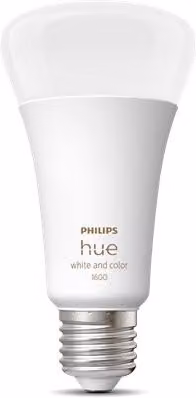 Bombilla inteligente Philips Hue LED con casquillo E27, multicolor y blanca, compatible con Bluetooth y Zigbee