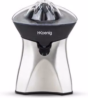 Exprimidor de zumo eléctrico Hkoenig Kwagr60 de 60W en color plata y acero inoxidable