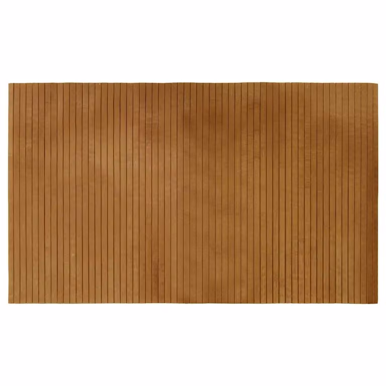 Alfombra rectangular de bambú y polipropileno vidaXL color marrón, An/P: 60 x 100 cm
