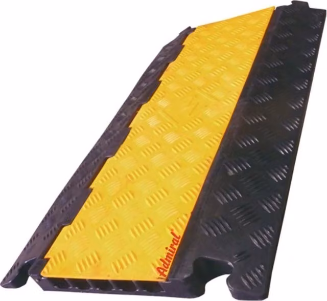 Manguera y conducto de cables Admi®canal 698-019-5 de caucho en negro y amarillo, pack de 5 piezas de 34 mm, An/P/Al: 90 x 50 x 5 cm