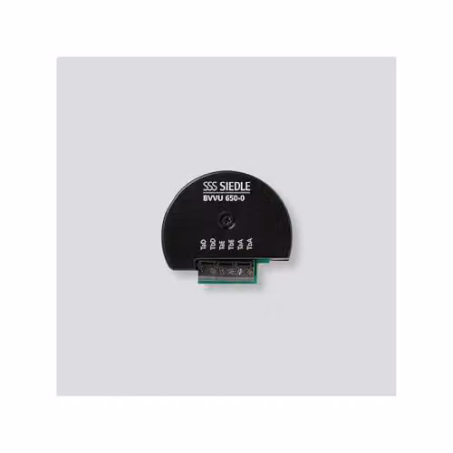 Distribuidor de vídeo y audio asimétrico Siedle BVVU 650-0 color negro