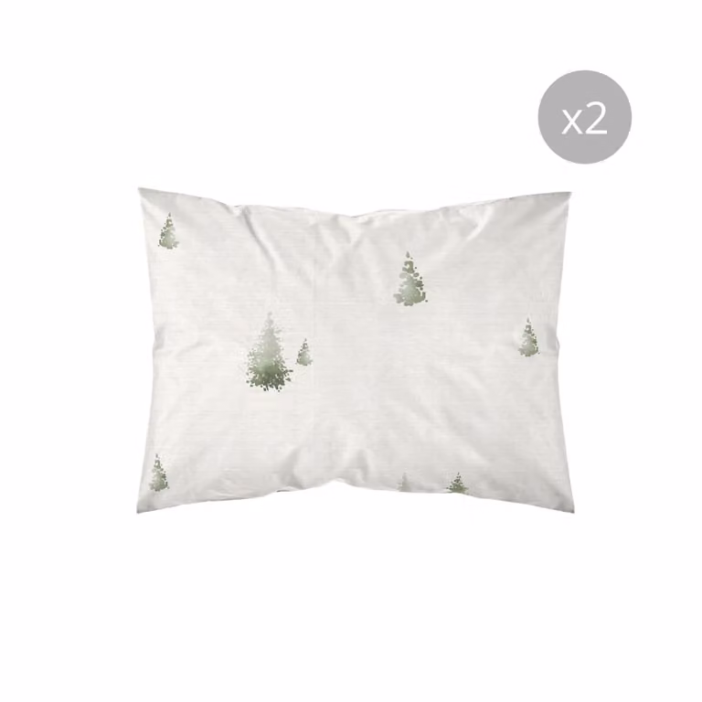 Pack de 2 fundas de almohada multicolor de poliéster con diseño gráfico, An/P: 50 x 80 cm