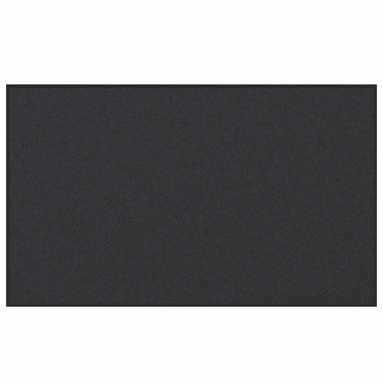 Felpudo vidaXL Negro de Poliamida con Diseño Moderno An/P: 90 x 150 cm