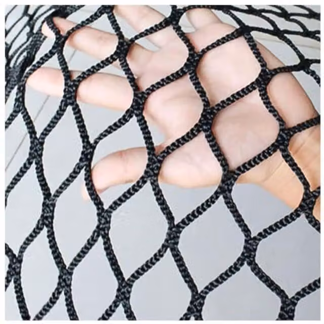 Red de seguridad para niños ORTVIAI color negro para áreas de juego, balcones y escaleras de 1 x 5 m