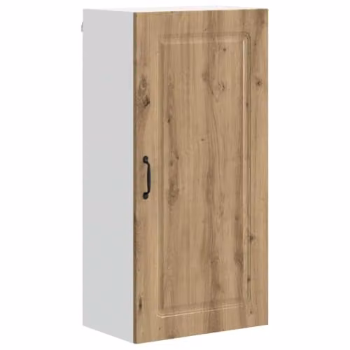 Armario de cocina moderno Helloshop26 de madera de roble en color marrón con puertas batientes, An/P/Al: 50 x 31 x 100 cm