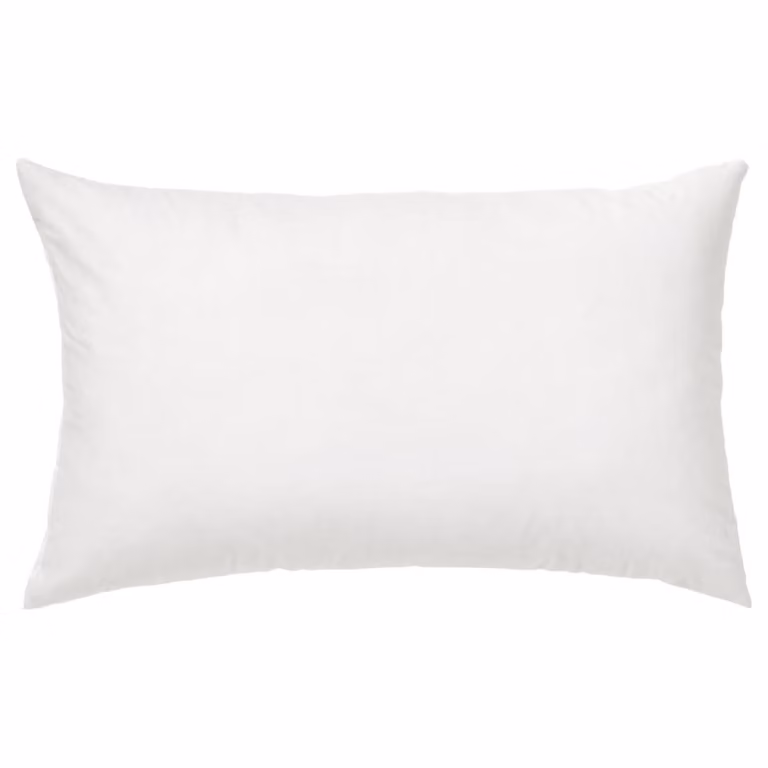 Relleno de cojín rectangular de microfibra de poliéster Febronie color blanco An/P: 50 x 30 cm