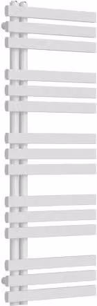 Radiador toallero mural de acero Slidre de neu.haus, color blanco, An/P/Al: 120 x 50 cm