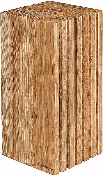 Bloque de cuchillos Zassenhaus de madera en color marrón, An/P/Al: 13 x 13 x 26 cm