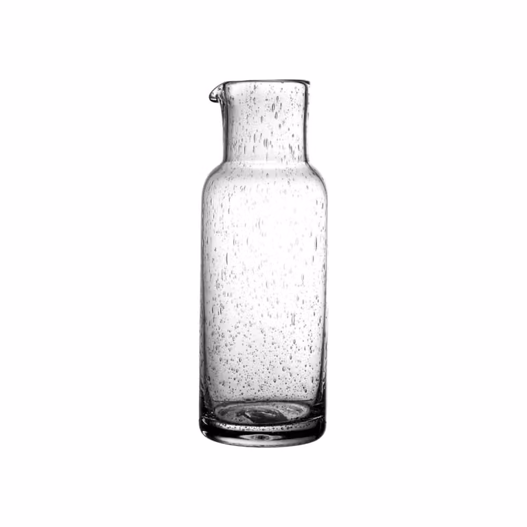 Jarra de cristal transparente Pomax de 24 cm de altura
