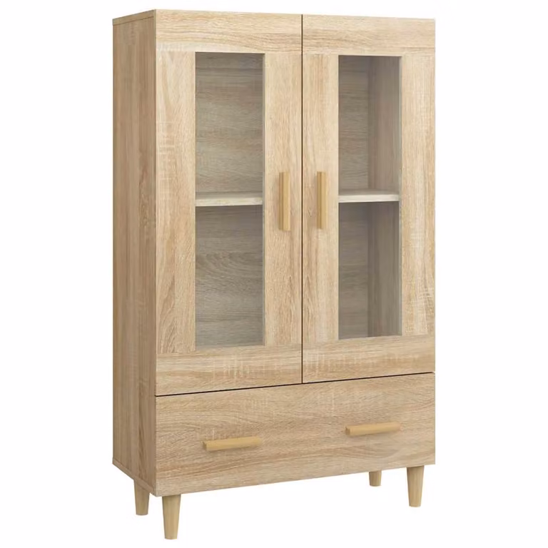 Aparador moderno de madera contrachapada vidaXL color roble Sonoma An/P/Al: 70 x 31 x 115 cm