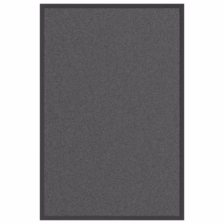 Felpudo antideslizante vidaXL color antracita An/P: 60 x 90 cm