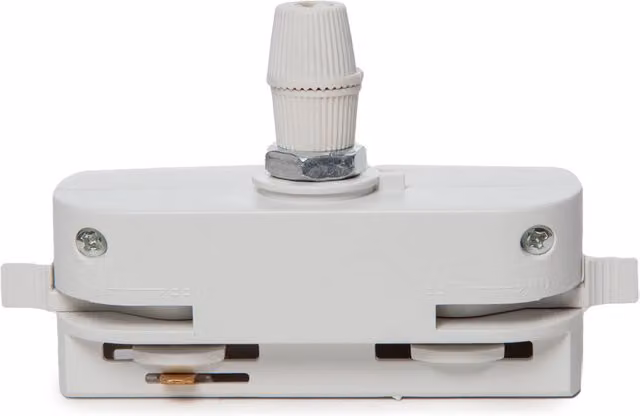 Adaptador de carril monofásico GREENICE en color blanco y material plástico de estilo moderno