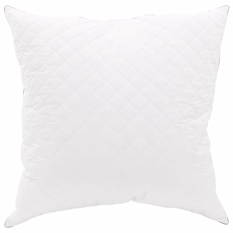 Almohada vidaXL FULDA de plumón y plumas de ganso blanca, transpirable y lavable, 80 x 80 cm