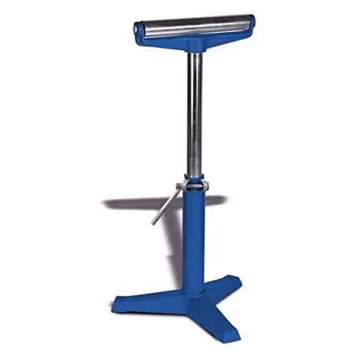 Soporte con rodillos Metallkraft MS 3 en acero azul con rodillos de 350 mm