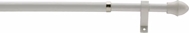 Barra extensible para visillos Epid en color blanco de 120 a 215 cm