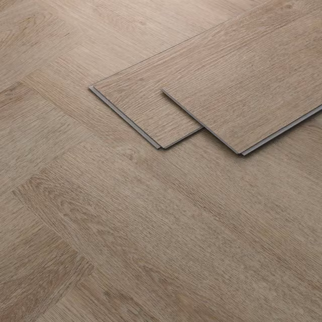 Suelo vinílico de PVC ML Design Modern Living NK34 efecto madera espiga color marrón, 4.68 m², sistema click, An: 61 cm, Al: 12,8 cm, Grosor: 4,2 mm