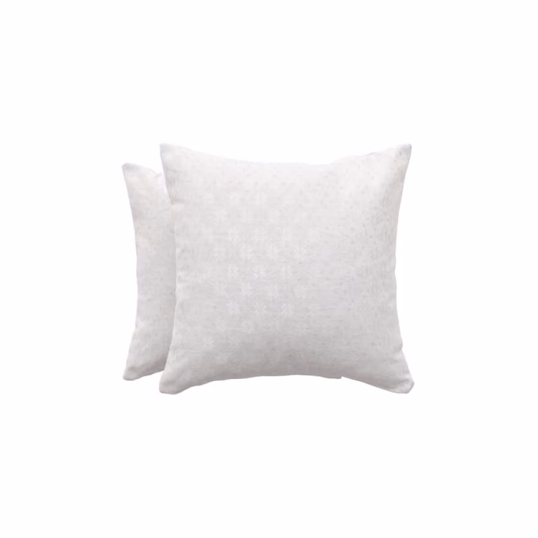 Pack de 2 fundas de cojín de Navidad Gamusi en jacquard de algodón y poliéster, color gris y plata, 45 x 45 cm